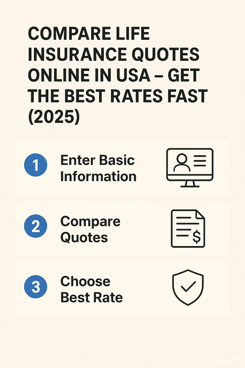 Compare Life Insurance Quotes Online in USA – Get the Best Rates Fast (2025)